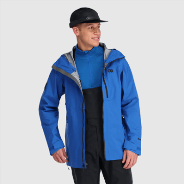 Ulkoilututkimus Miesten Puolipallot Ii Gore-tex® Takki Klassinen Sininen