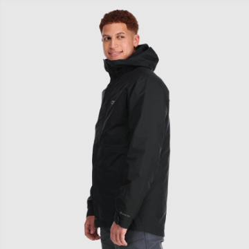 Ulkoilututkimus Miesten Foray 3-in-1 Parka Musta