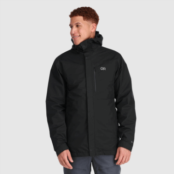 Ulkoilututkimus Miesten Foray 3-in-1 Parka Musta