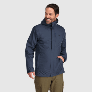 Ulkoilututkimus Miesten 3-in-1 Parka Laivastonsininen
