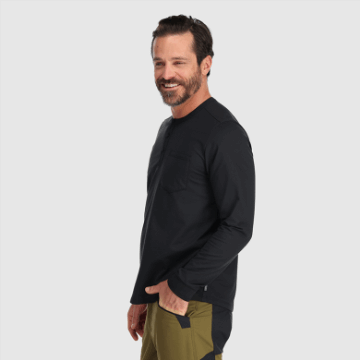 Ulkoilututkimus Miesten Baritoni L/s Henley Musta